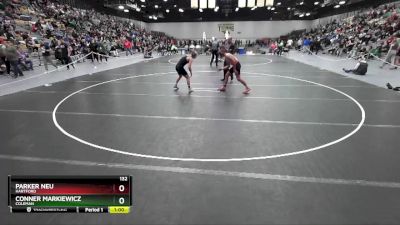 132 lbs Cons. Round 7 - Parker Neu, Hartford vs Conner Markiewicz, Coleman