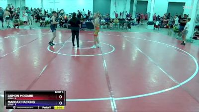 114 lbs Round 1 (8 Team) - Jaimon Mogard, Iowa vs Maddax Hacking, Utah