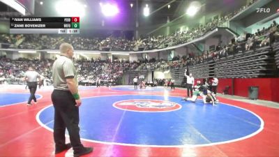 157-6A Cons. Round 3 - Ivan Williams, Pebblebrook vs Zane Bovenizer, West Forsyth