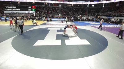I-144 lbs Semifinal - Ryan Munn, Carthage vs Joshua Thomas, Sachem North