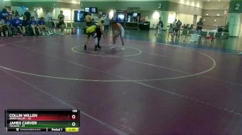 195 lbs Placement Matches (16 Team) - James Carver, Yuligan vs Collin Willen, Owen Valley