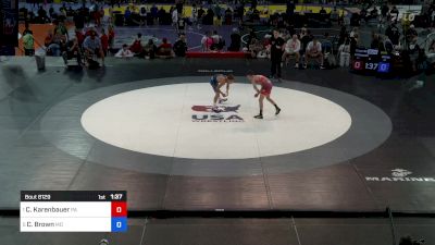 100 lbs Semis - Chase Karenbauer, PA vs Corey Brown, MD