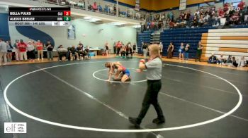 140 lbs. Cons. Round 2 - Alexis Beeler, Kirksville vs Bella Fulks, California