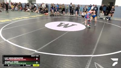 119 lbs Final - Lily Groundwater, Valdez Youth Wrestling Club Inc. vs Isabelle Kerr, Bethel Freestyle Wrestling Club