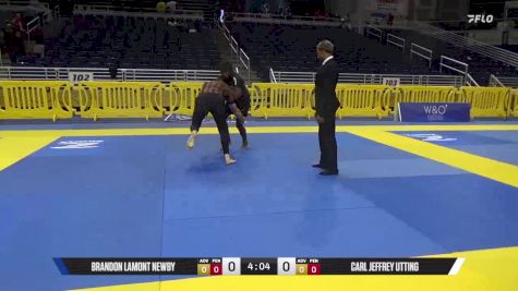 Carl Jeffrey Utting vs Brandon Lamont Newby 2025 Pan IBJJF Jiu-Jitsu No-Gi Championship