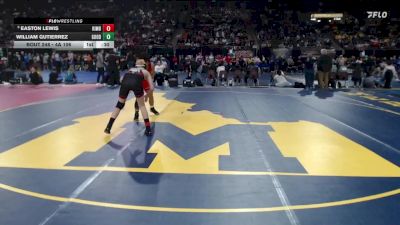 4A 106 lbs Cons. Round 2 - William Gutierrez, Gooding vs Easton Lewis, Kimberly