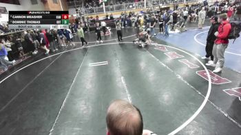 138 lbs Quarterfinal - Dominic Thomas, Orting vs Cannon Meagher, Kamiakin