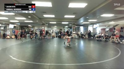 74 lbs 3rd Place Match - Jaxon Nye, Fighting Squirrels Wrestling Club vs Kimball Morriss, Hawk Wrestling Club