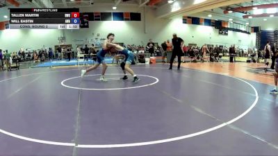 126 lbs Cons. Round 2 - Tallen Martin, Reel Wrestling Club vs Will Eastin, Apple Wrestling Academy