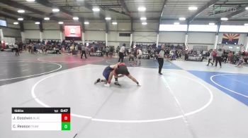 156 lbs Consi Of 8 #2 - Jacob Goodwin, BlackCat WC vs Cole Reason, Team Honey Badgers