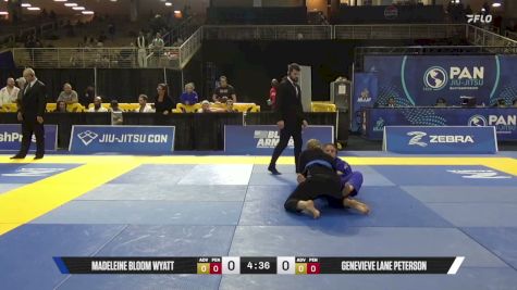 Genevieve Lane Peterson vs Madeleine Bloom Wyatt 2026 Pan Jiu Jitsu IBJJF Championship
