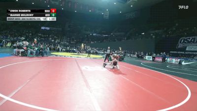 2A/1A Boys 144 3rd Place Match - Mannie Mulrony, Adrian Boys vs Owen Roberts, Monroe Boys