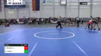 95 lbs Consolation - Diego Barajas, TBaum vs Blake Trelles, The Club