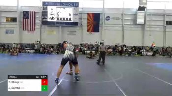 220 lbs Quarterfinal - Paul Sharp, The Club vs Jackson Ramos, Nor Cal Wr Ac