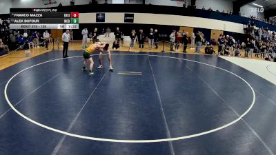125 lbs 5th Place Match - Franco Mazza, Ursinus vs Alex Dufour, McDaniel