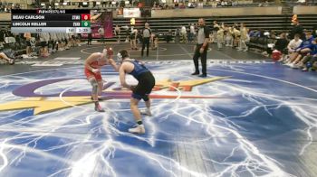 152 lbs Semis & 1st Wrestleback (8 Team) - Beau Carlson, Staples-Motley, MN vs Lincoln Keller, Evansville, WI