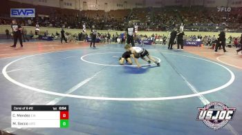 52 lbs Consi Of 8 #2 - Conor Mendez, Elgin Wrestling vs Maddox Sacco, Lone Grove Takedown Club