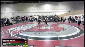 182 lbs Champ. Round 1 - Preston French, Capital vs Isaac Lopez, Borah