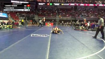 3A-113 lbs Cons. Round 3 - Cole Bruck, North Scott vs Damien Yeoman, Fort Dodge