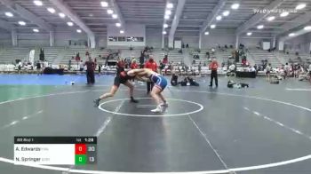 182 lbs Prelims - Aydan Edwards, Felix Wrestling Academy vs Nolan Springer, BVRTC