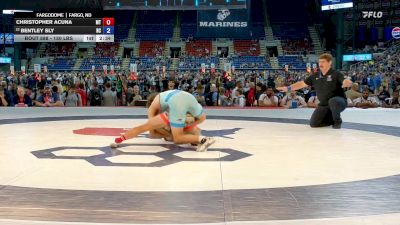 150 lbs Champ. Rd Of 128 - Christopher Acuna, MT vs Bentley Sly, NC