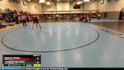 285 lbs Placement - Devlyn Cowan, Douglas vs Cameron Wallesch, East Renegade