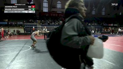 157 lbs Consi Of 8 #1 - Jackson Polo, Penn vs Braden Stauffenberg, Michigan State