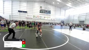 146 lbs Quarterfinal - Reggie Begay, Goldspring Wrestling vs Izak Cox, Shootbox WC