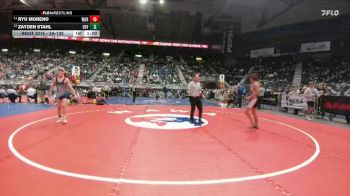 3A-132 lbs Cons. Round 2 - Ryu Moreno, Worland vs Zayden Stahl, Lovell