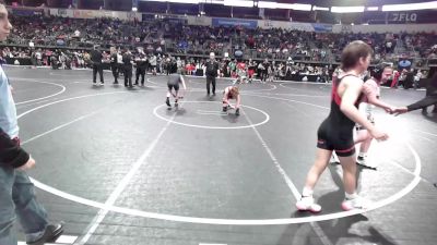 100 lbs Consi Of 4 - August Langston, Beebe Youth Wrestling vs Bentley Colp, Herrin Jr WC