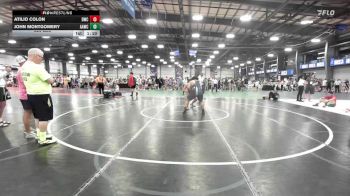 220 lbs Rr Rnd 1 - Atilio Colon, Doughboy Gold vs John Montgomery, All-American Wrestling Club HS