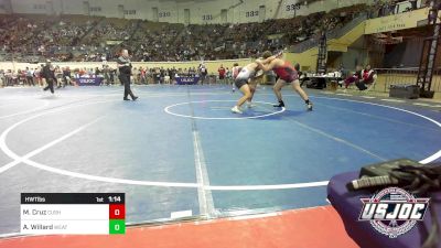 Round Of 16 - Michael Cruz, Cushing Tigers vs Aiden Willard, Weatherford Youth Wrestling