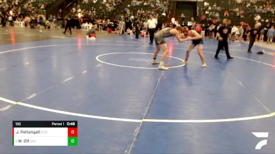 150 lbs Cons. Semi - Walker Ott, Wisner vs Josiah Pattangall, Oberlin Youth Wrestling