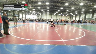 119 lbs Round Of 16 - Coleson Santi, Mat Assassins Black - MS vs Blake Telenko, All American Wrestling Club - MS