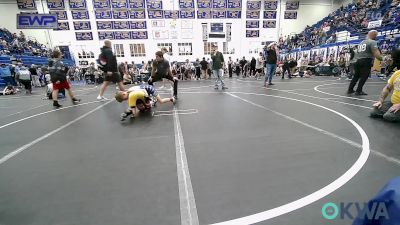 80 lbs Consi Of 4 - Kingston Sims, Piedmont vs Brennan Gray, Midwest City Bombers Youth Wrestling Club