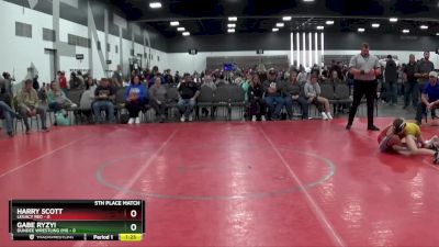 85 lbs Round 2 (8 Team) - Gabe Ryzyi, Dundee Wrestling (MI) vs Harry Scott, Legacy Red