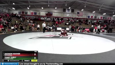149 lbs Cons. Round 6 - Torry Early, Chadron State vs Jackson Hoover, Indianapolis