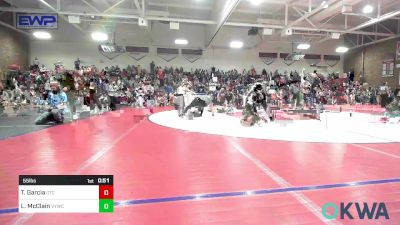 55 lbs Round Of 16 - Thomas Garcia, Owasso Takedown Club vs Leonardo McClain, Verdigris Youth Wrestling