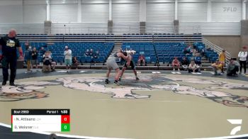 129 lbs Cons. Round 8 - Nathan Attisano, Legacy Christian Academy vs Garrison Weisner, Clay