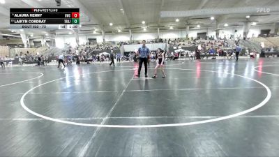 73 lbs Quarterfinal - Laikyn Cordray, Crater City Bucks vs Alaura Kenny, Blackman Wrestling Club