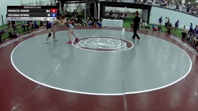 125 lbs Frances Kranz, South Dakota Silver vs Victoria Byrne, Oregon