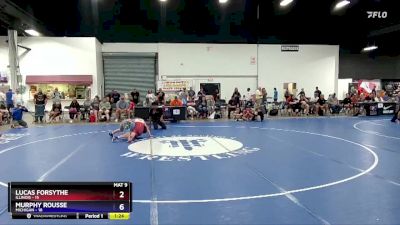 110 lbs Placement Matches (16 Team) - Lucas Forsythe, Illinois vs Murphy Rousse, Michigan