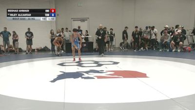 55 kg Champ. Rd Of 128 - Reshad Ahmadi, United Wrestling Club vs Riley Alcantar, Tennessee