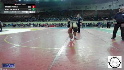 150 lbs 3rd Place - Body Thomason, Blackwell vs Trystin Kibble, MacArthur Wrestling