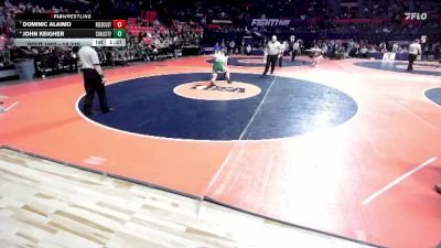 1A 215 lbs 5th Place Match - John Keigher, Coal City vs Dominic Alaimo, Braidwood (Reed-Custer)