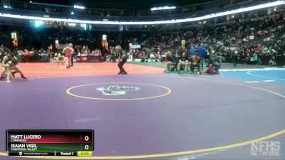 138-4A Cons. Round 1 - Matt Lucero, Coronado vs Isaiah Vigil, Thompson Valley