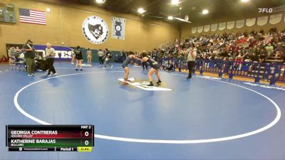 130 lbs Cons. Round 3 - Georgia Contreras, Golden Valley vs Katherine Barajas, Bullard