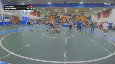 132 lbs Cons. Round 2 - Frans Hanson, Corona Del Mar vs Tripp Saire, Huntington Beach