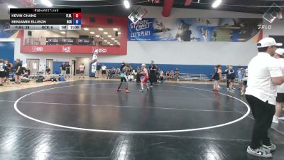 110 lbs Kevin Chang, Florida Blue vs Benjamin Ellison, North Carolina Red