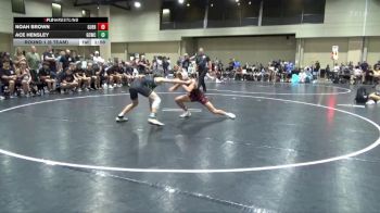 120 lbs Round 1 (6 Team) - Noah Brown, Guerilla WC vs Ace Hensley, Gulf Coast WC
